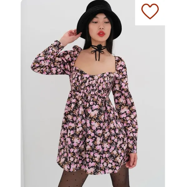 For Love & Lemons + Victoria‎ Secret Kate Floral Long Sleeve Mini Dress S $249 - Image 2