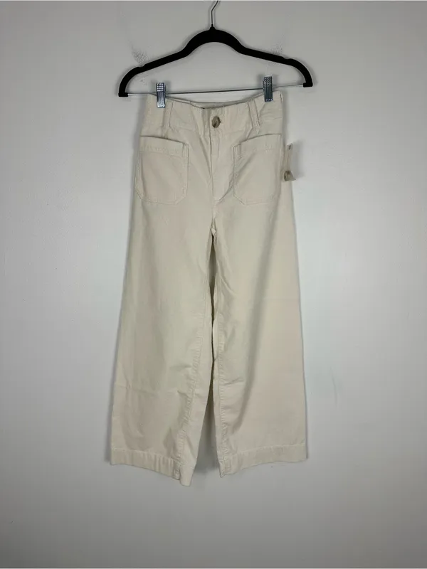 Maeve The Colette Bow Corduroy Crop Wide-Leg Trousers Women’s Sz 23 NWT - Image 3