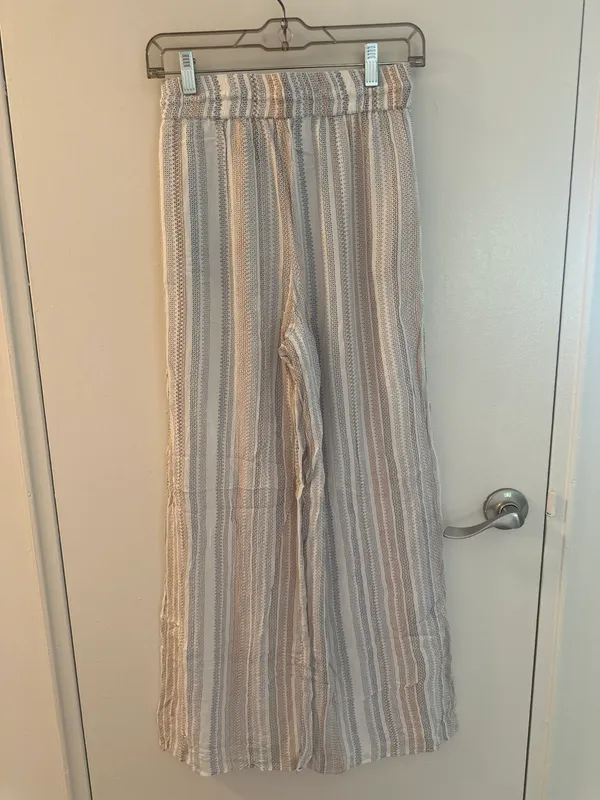 Elan Striped Linen Pants - Image 2