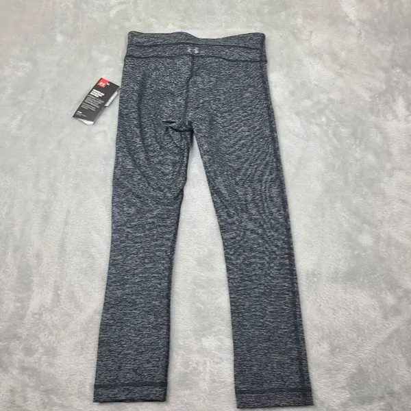 NWT‎ Under Armour Womens HeatGear Compression Capri Leggings Gray XSmall 1309652 - Image 7