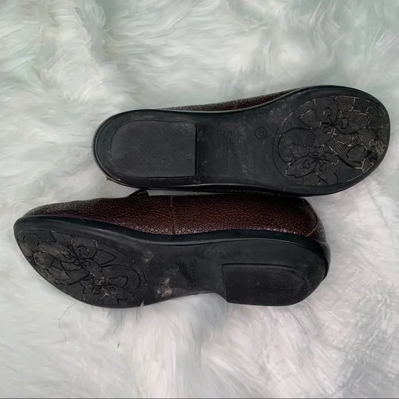 Dansko Brown‎ Cobblestone Olivia Leather Loafer - Image 5