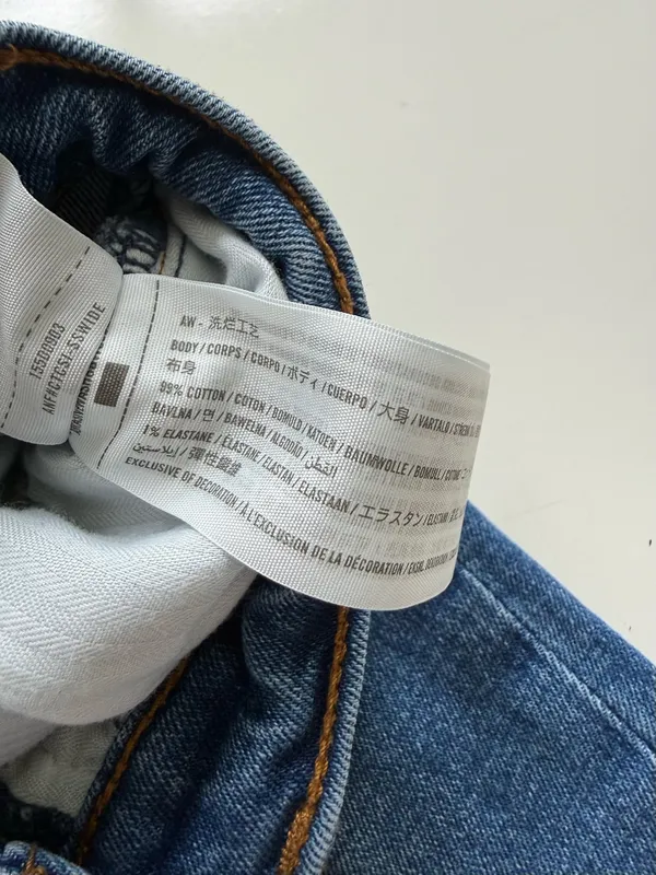 Abercrombie & Fitch Distressed Jeans - The Ankle Straight Ultra High Rise - Sz 0 - Image 7