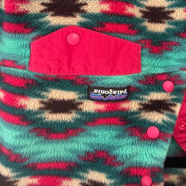 Patagonia Synchilla Lightweight Snap-T Fleece Pullover Wild Desert Beryl Green - Image 6