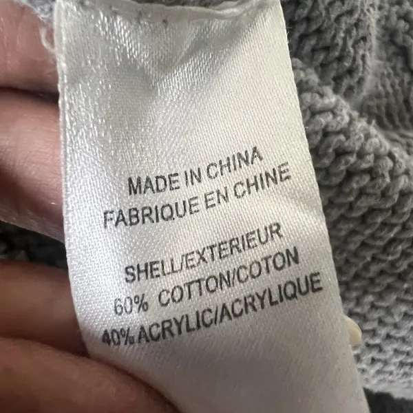 Theory Women’s Draped Knit Vest Size Large Gray Minimalist Quiet Luxury - Image 10