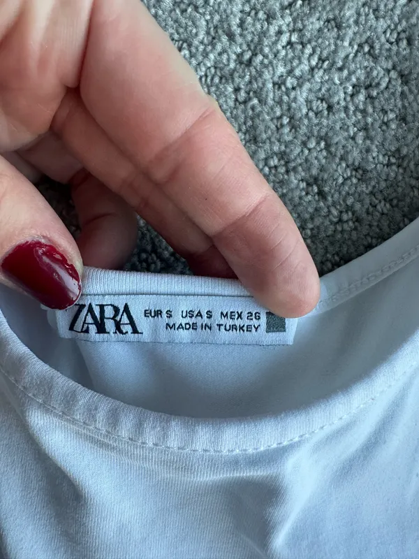 White Zara tank top  - Image 2