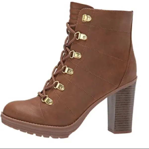 GBG Los Angeles Boots Brown Size 9.5 - Image 5