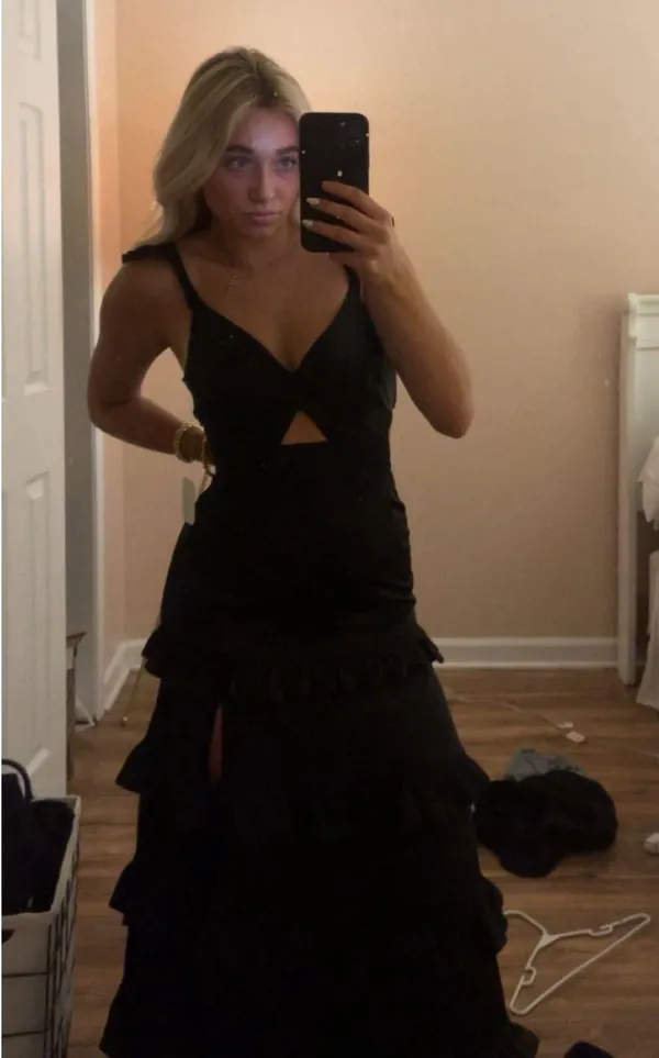 Altar'd State black maxi Dress - Image 6