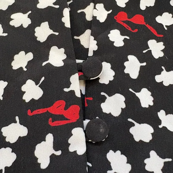 Maeve Anthropologie Odilla Dress Womens L Black Red‎ Sunglasses Belted Wedding - Image 7