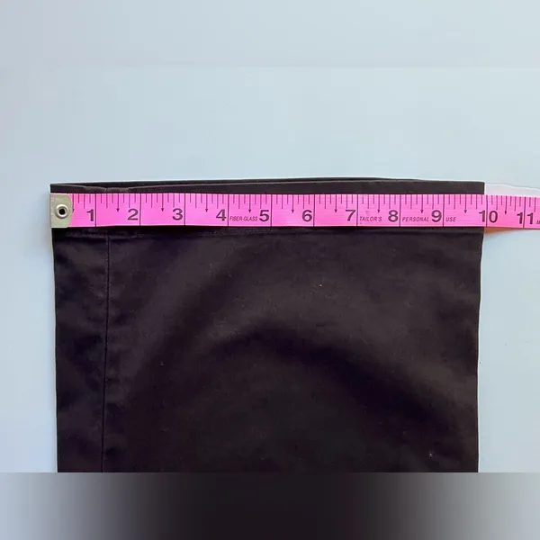 Banana Republic• brown stretch wide leg ankle•sz 8 - Image 9