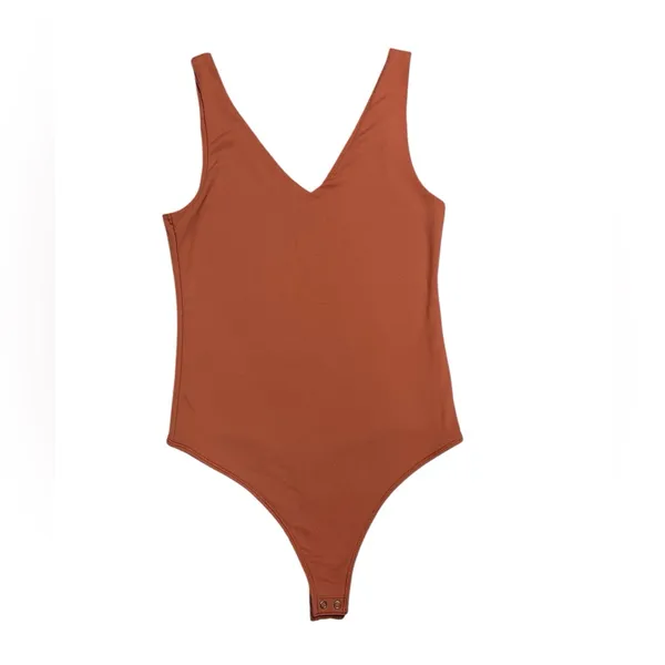 Abercrombie & Fitch V Neck Bodysuit Soft A&F collection size Small - Image 3