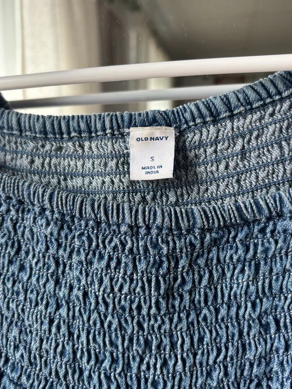 American Eagle Old Navy Denim Top - Image 3