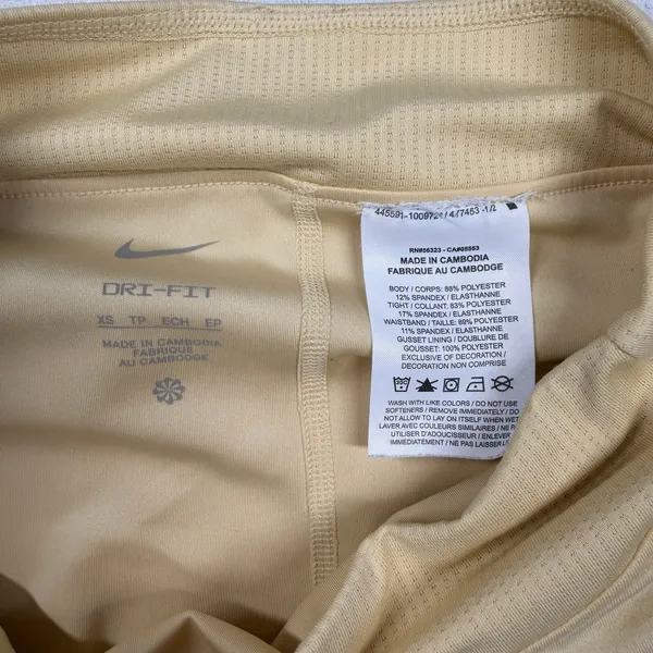 Nike Dri-FIT Tennis Skort Women’s Small Yellow Built In Shorts - Image 3