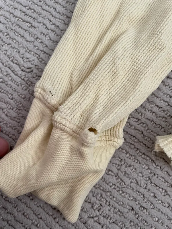 Brandy Melville Yellow Laila Thermal Top - Image 4