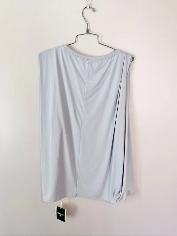Halara Plus Size Round Neck Cool Touch Yoga Tank Top Frost Veil Grey 2X NWT - Image 4