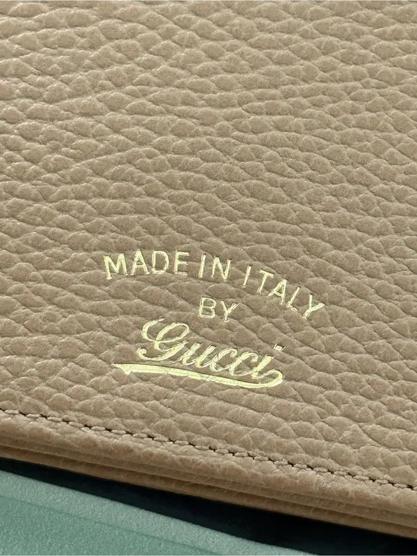 Gucci Swing WOC Light Tan Pebbled Leather - Full Set Limited Box & Dust Bag - Image 9