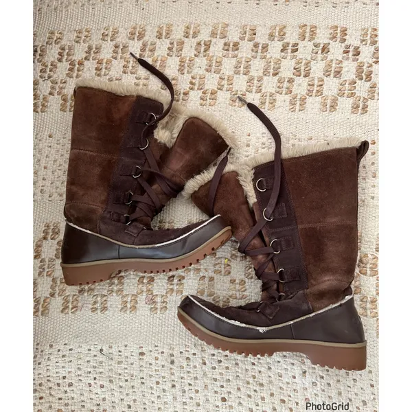 Sorel Women's Tivoli High II Brown Lace Up Boots Size 8 - Image 2