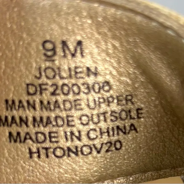 Daisy Fuentes JOLIEN 9 Gold and Tan Leopard Sandals - Image 7