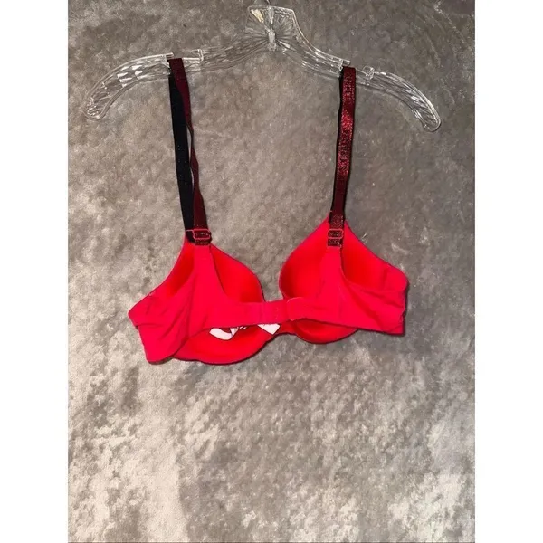 Victoria Secret T-shirt Lightly Demi Light Push Up Glitter Straps 34B #767 - Image 2