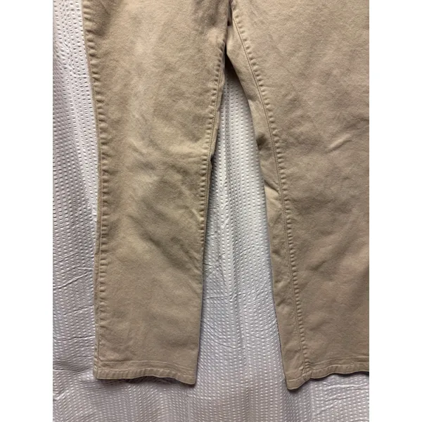 Levi's 550 Relaxed Boot Cut‎ Women Khaki Cotton Spandex Jeans Size 12 M - Image 2