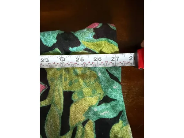 Lilly Pulitzer Floral Silk Cashmere Shawl Wrap with Fringe - Image 8