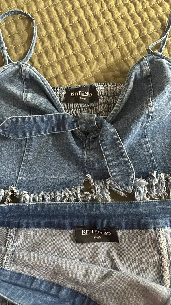 Kittenish Denim Set - Image 2