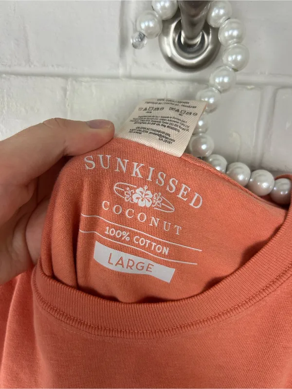 Sunkissed Coconut Orange Logo Tee Size L Size L - Image 6