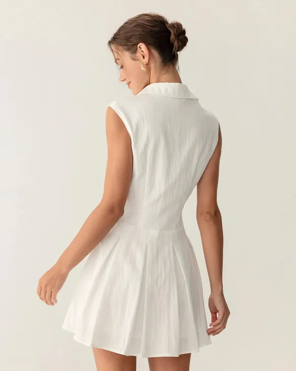 Rhioas White Dress - Image 4