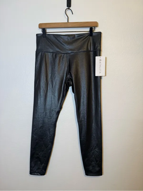 Athleta‎ Elation Ultra High Rise Legging In Shimmer Black - Image 2