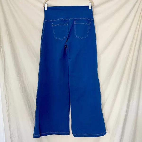 NWT Nirlon NirJEANS™ Crossover Wide Leg Jeggings with Pockets Size 12 / L - Image 2