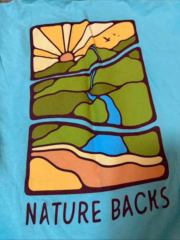 NEW Nature Backs Birds of a Feather Graphic Tee - Image 2