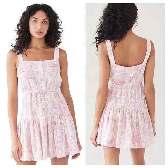 Sundress‎ Marta Dress in Eyelet Tie and Dye Size Small - Image 2