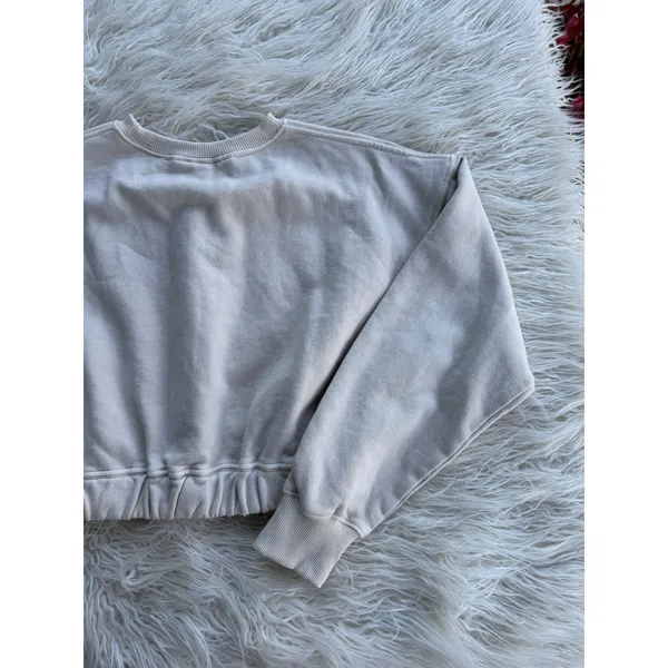 Civil Regime Cropped Sweatshirt Size Small - Image 8