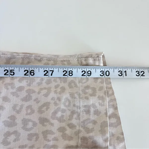 GAP Women's High Waisted Pull On‎ Paper Bag Leopard Print Pants - Image 10