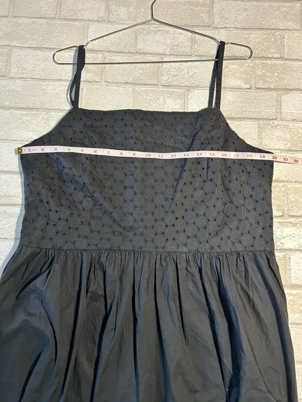 GAP Black Smocked Casual Vacation Dress Size XL - Image 5