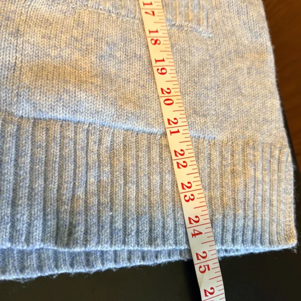 Ella Moss Womens Small Raglan Sleeve Button Front Cardigan Sweater Light Blue - Image 6