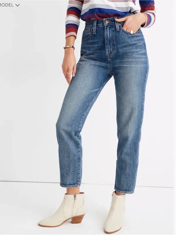 Madewell The Momjean in Downey Wash Jeans Size 28 - Image 4