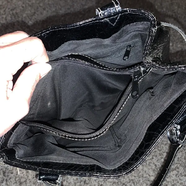 👜👜👜3 for 12$👜👜👜Black Patent Purse - Image 4