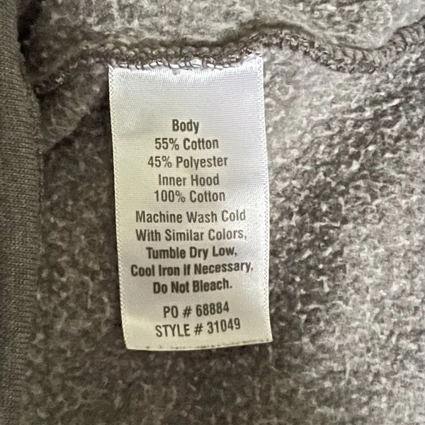 Aruba Caribbean Long Sleeve Gray Hoodie L13 51225 - Image 4