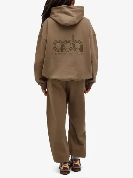Adanola Performance Oversized Hoodie in Brown - Image 7