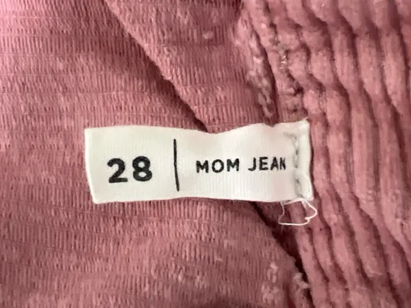 PacSun Pink Corduroy Mom Jeans - Image 5