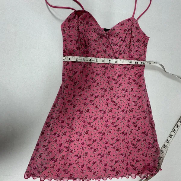 Urban Outfitters Women's Pink Dress - Size S.‎ - Image 8