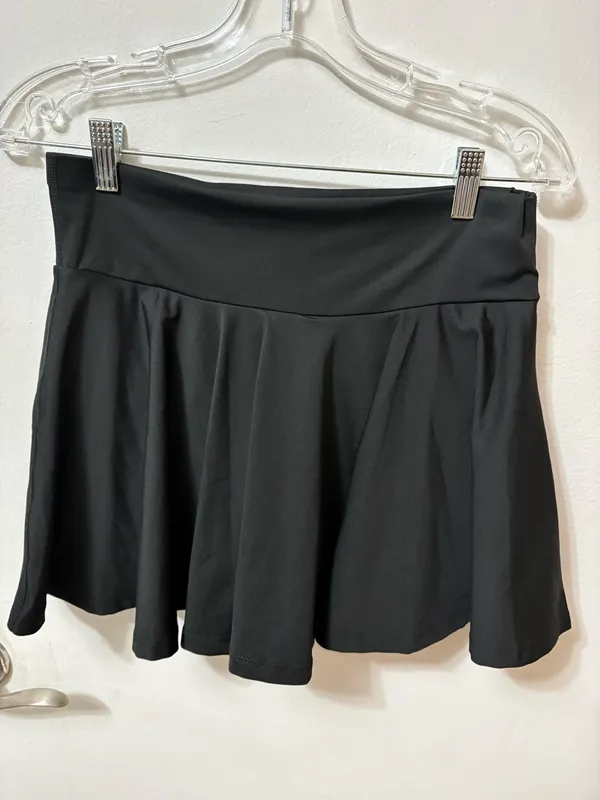 Black High Waist Tennis/Sporty Skort" - Image 4