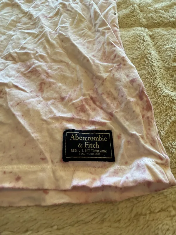 Abercrombie & Fitch Pink And White Short Sleeve Shirt Size XL - Image 2