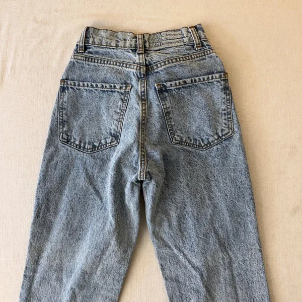 Revice Denim Jeans Womens‎ 24 Light Wash Blue Crossover Waist Straight Leg - Image 7