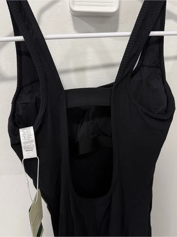 NWT Halara Black Ribbed Bodysuit - Image 4