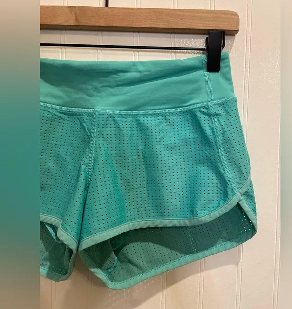 LULULEMON Speed Short (Mesh) in Bali Breeze Size 2 RARE HTF Unicorn - Image 9