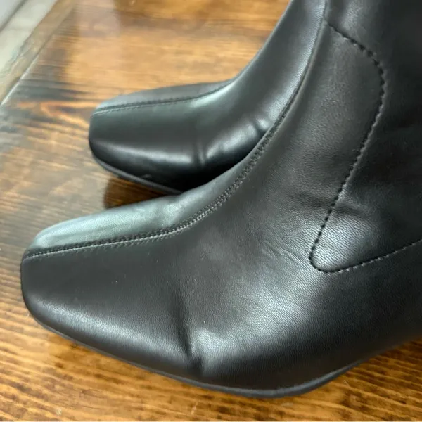 Aerosoles Cinnamon Black Mid Calf‎ Boots Size 9.5 - Image 4