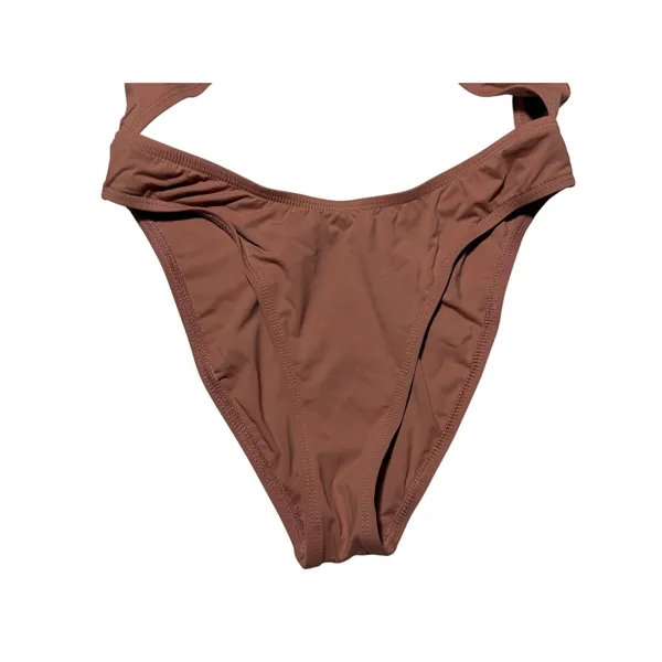 Dippin Daisy Swimwear Brown Tan One-Piece Swimsuit Womens| Size Medium - Image 4