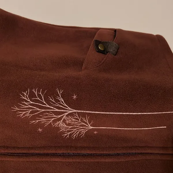 Artisan fleecy vest with 2 double pockets - Image 2