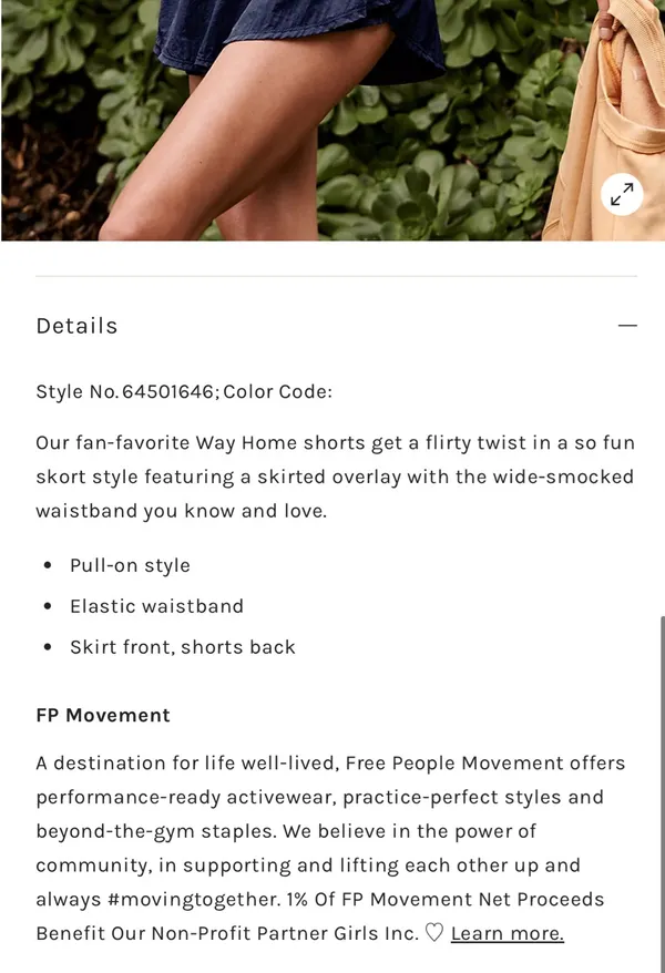 Free People The Way Home Skort - Image 6